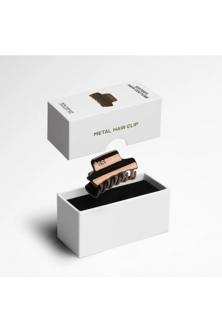 METAL HAIR CLIP CHOCOLATE
