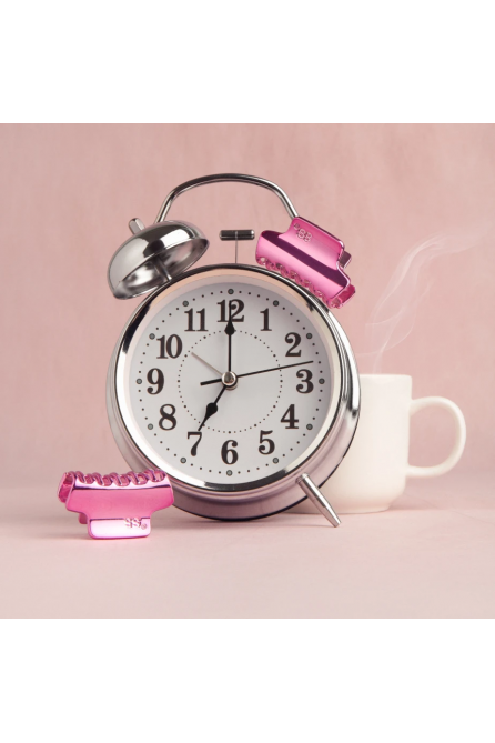 METAL HAIR CLIP PINK
