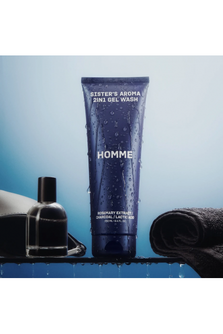 MEN'S SHOWER GEL 2 IN 1 HOMME NEW