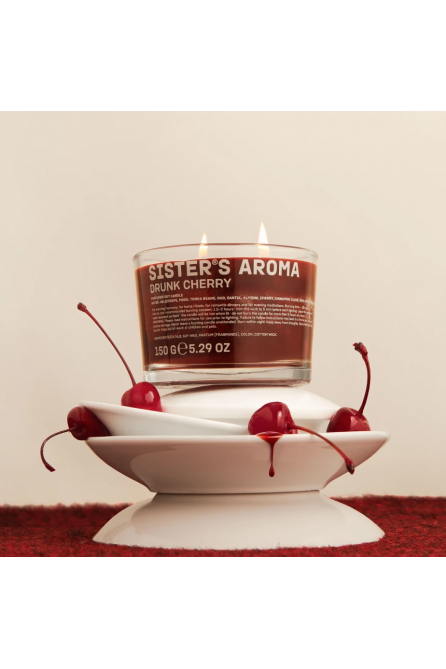 SCENTED CANDLE DRUNK CHERRY