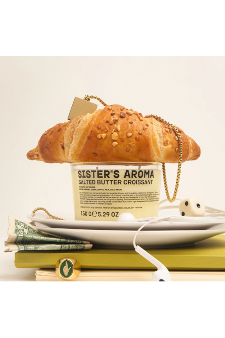 SCENTED CANDLE SALTED BUTTER CROISSANT