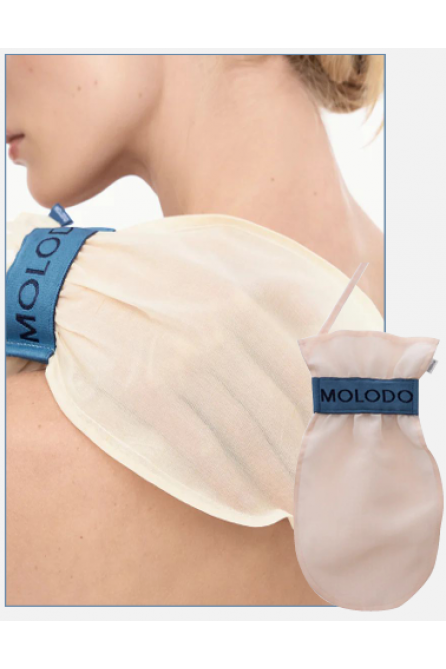 Silk peeling glove
